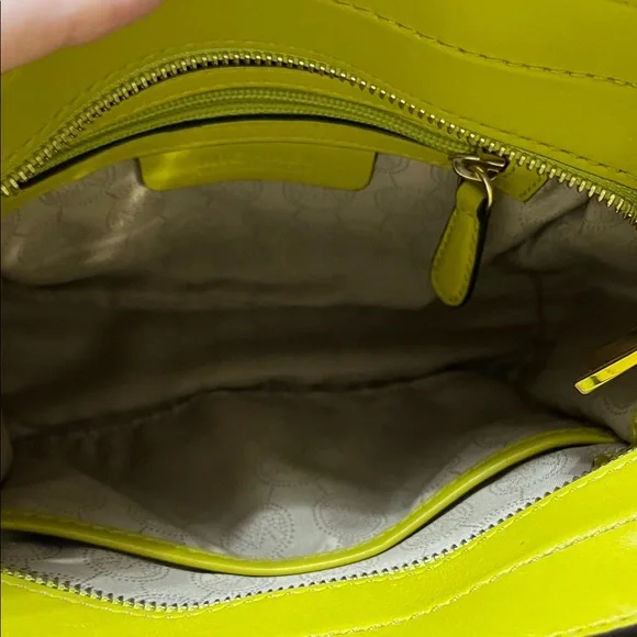Lime Green Michael Kors Bag - Picture 3 of 9